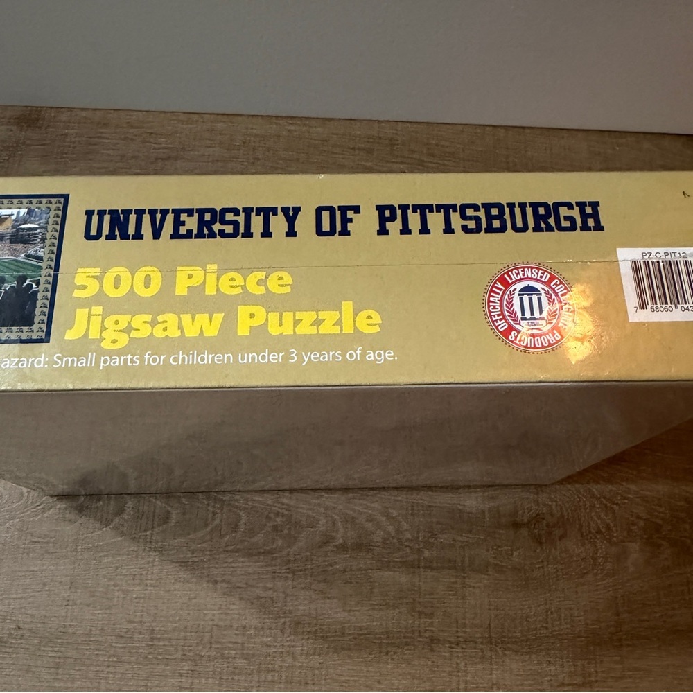 NEW Sealed PITTSBURGH PANTHERS 500 Piece Jigsaw Puzzle University‎ of Pittsburgh - Picture 3 of 6
